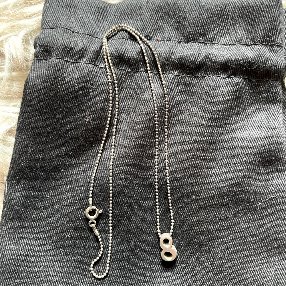 Number 8 necklace